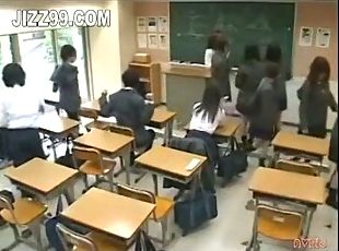 Cute teacher and student both fucked