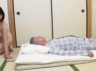 Homemade video of chubby mature Kanasugi Rio getting fucked