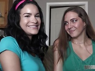 MOMMY TEACHES HER LITTLE STEPDAUGHTER HOW TO FUCK